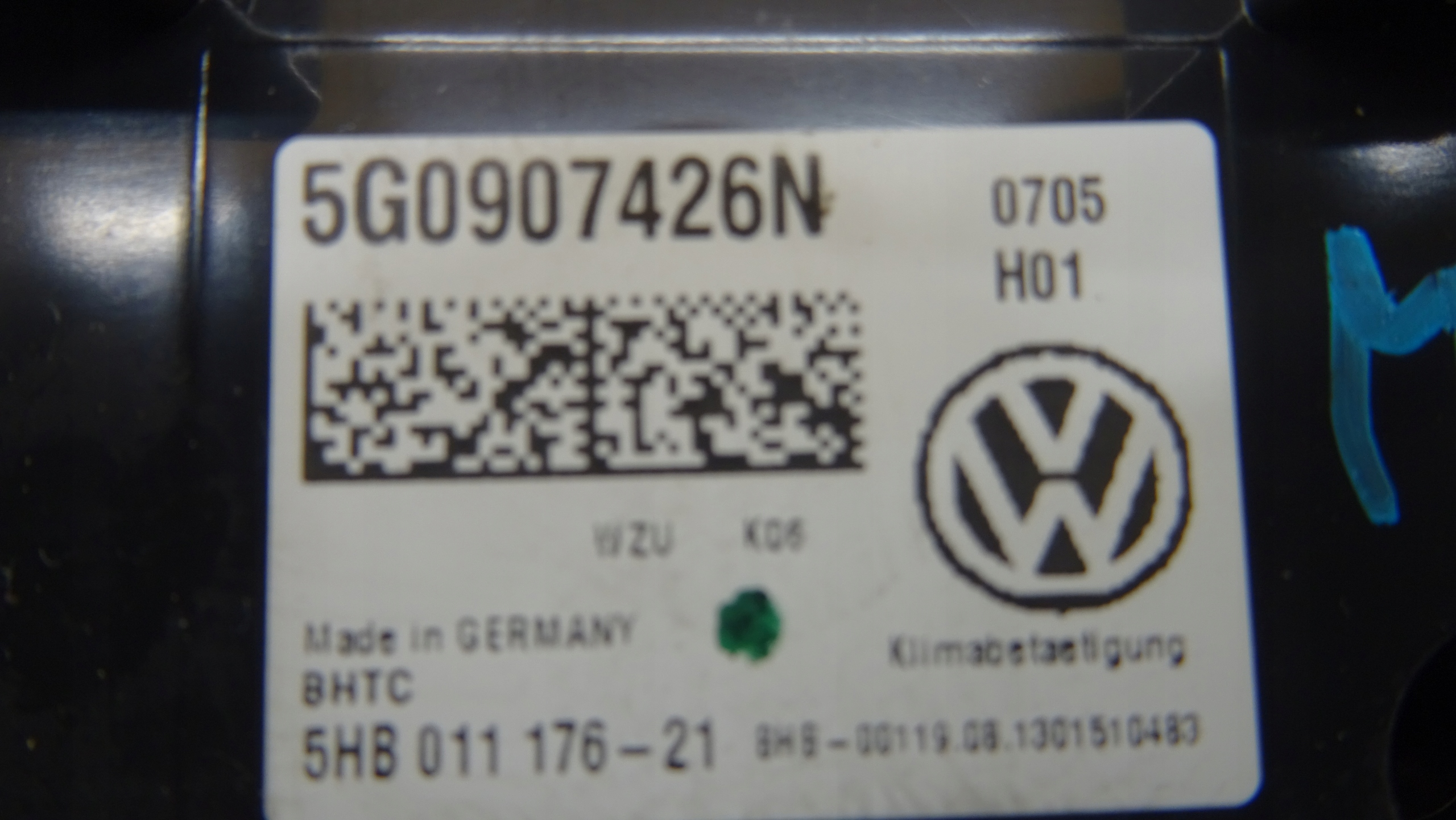 PANEL KLIMY klimaanlage VW GOLF VII PASSAT B8