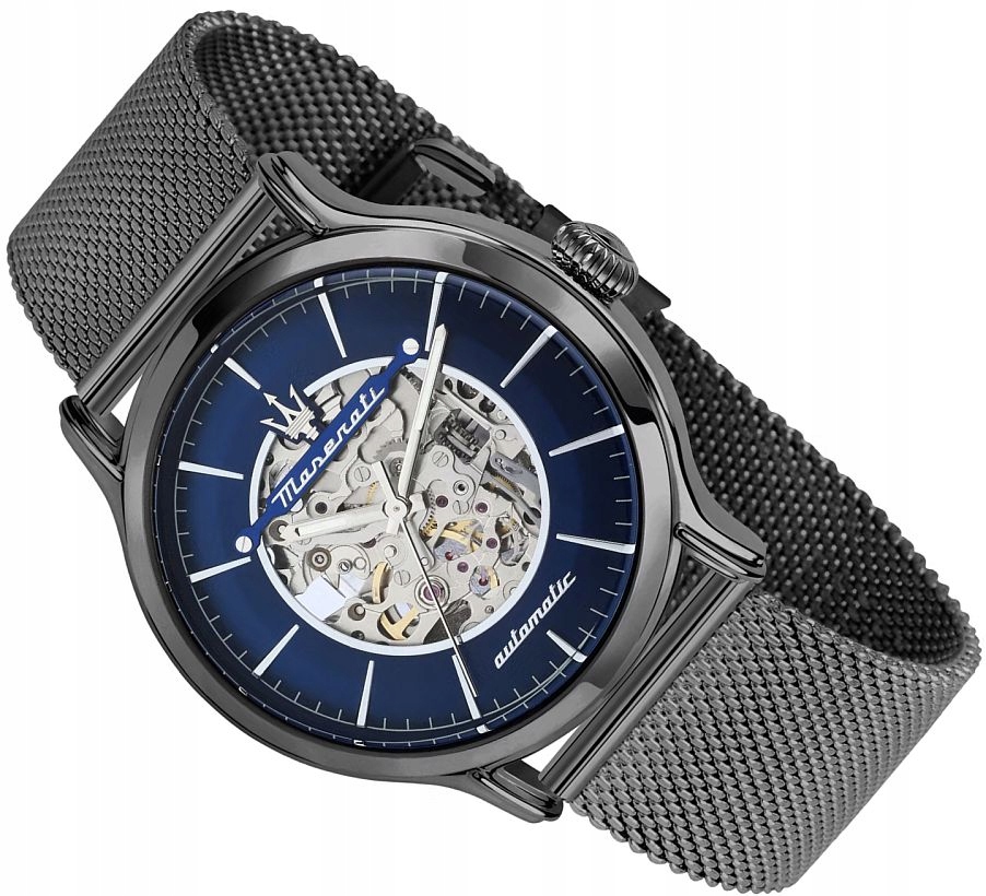 Originální Pánské Hodinky Maserati R8823118017 Modní Automat Skeleton Ø42 mm