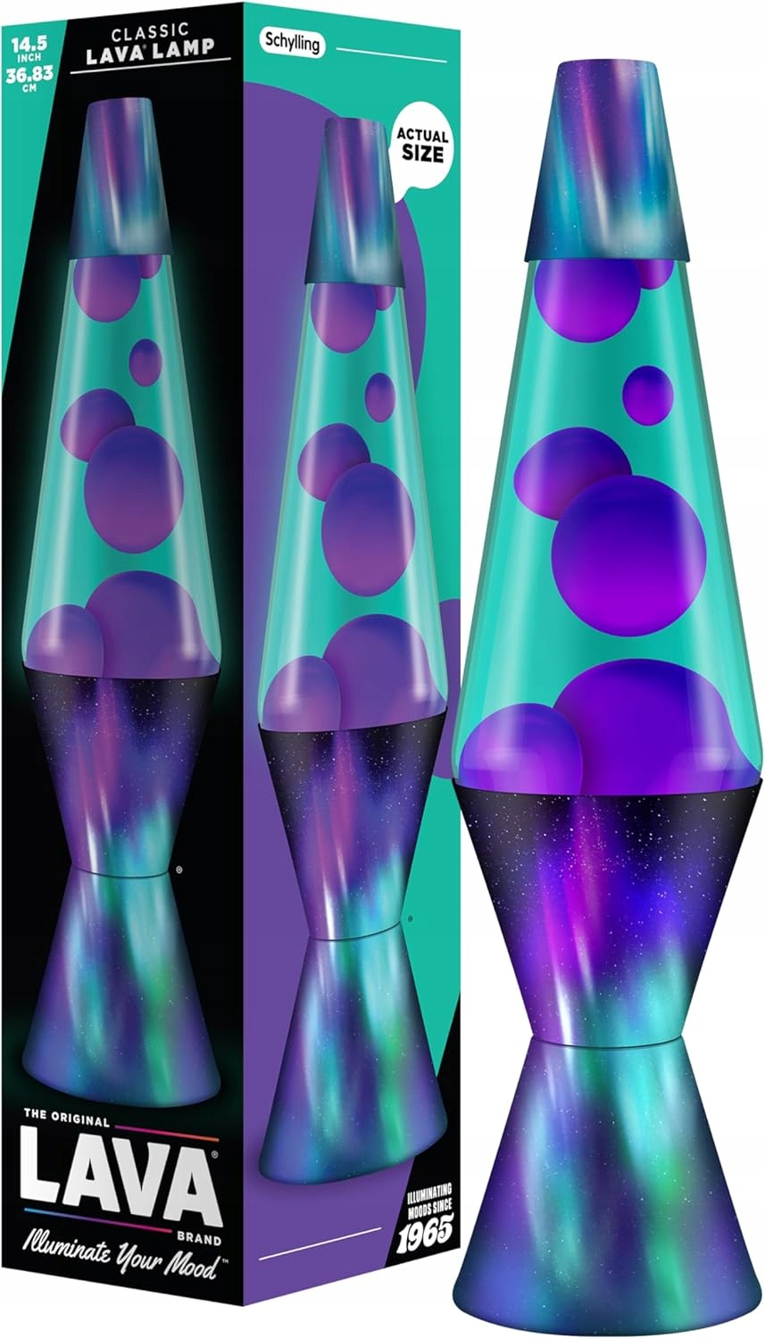 Lampa Lava S Mechanizmom Pohybu Zorza Galaxy Nočná Lampa Ozdoba Dekorácia