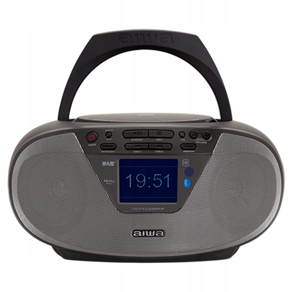 Aiwa BBTU-500DAB/BK, prenosné rádio s CD, Dab /fm