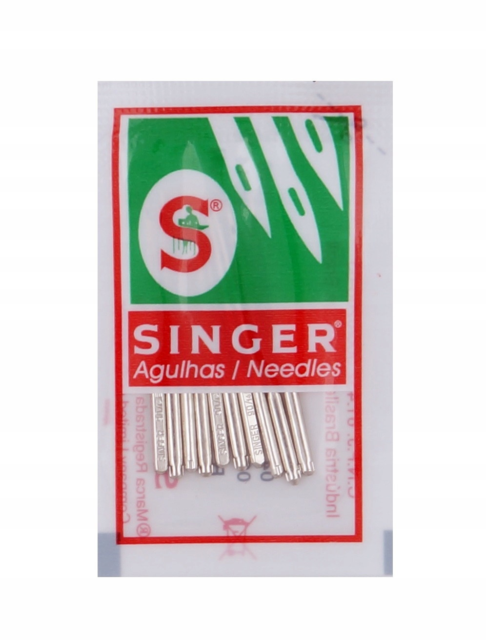 IGŁY PÓŁPŁASKIE SINGER No 80/11 DO MASZYN 10 SZT