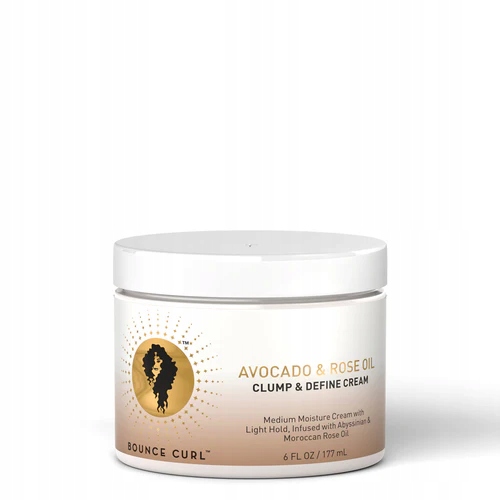 Bounce Curl Avocado & Rose Oil Clump And Define Cream – definující