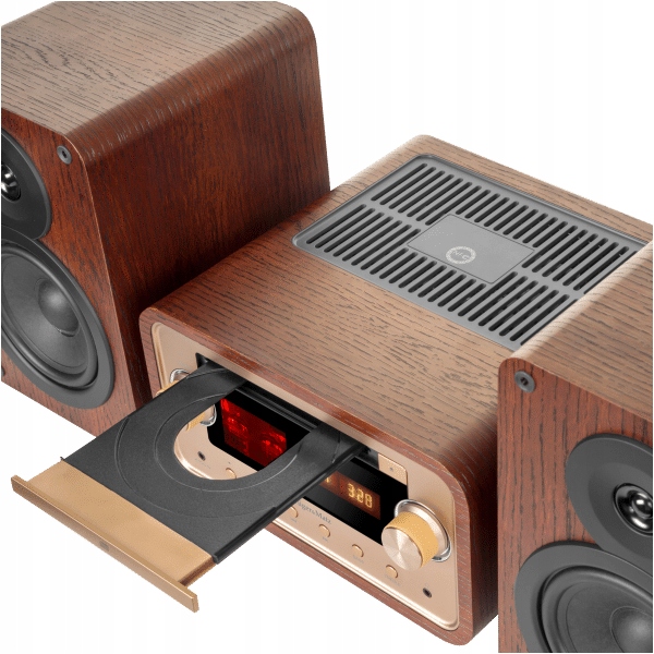 WIEŻA LAMPOWA CD BT DAB+ FM CD NFC USB MOCNA PILOT Radio FM DAB+