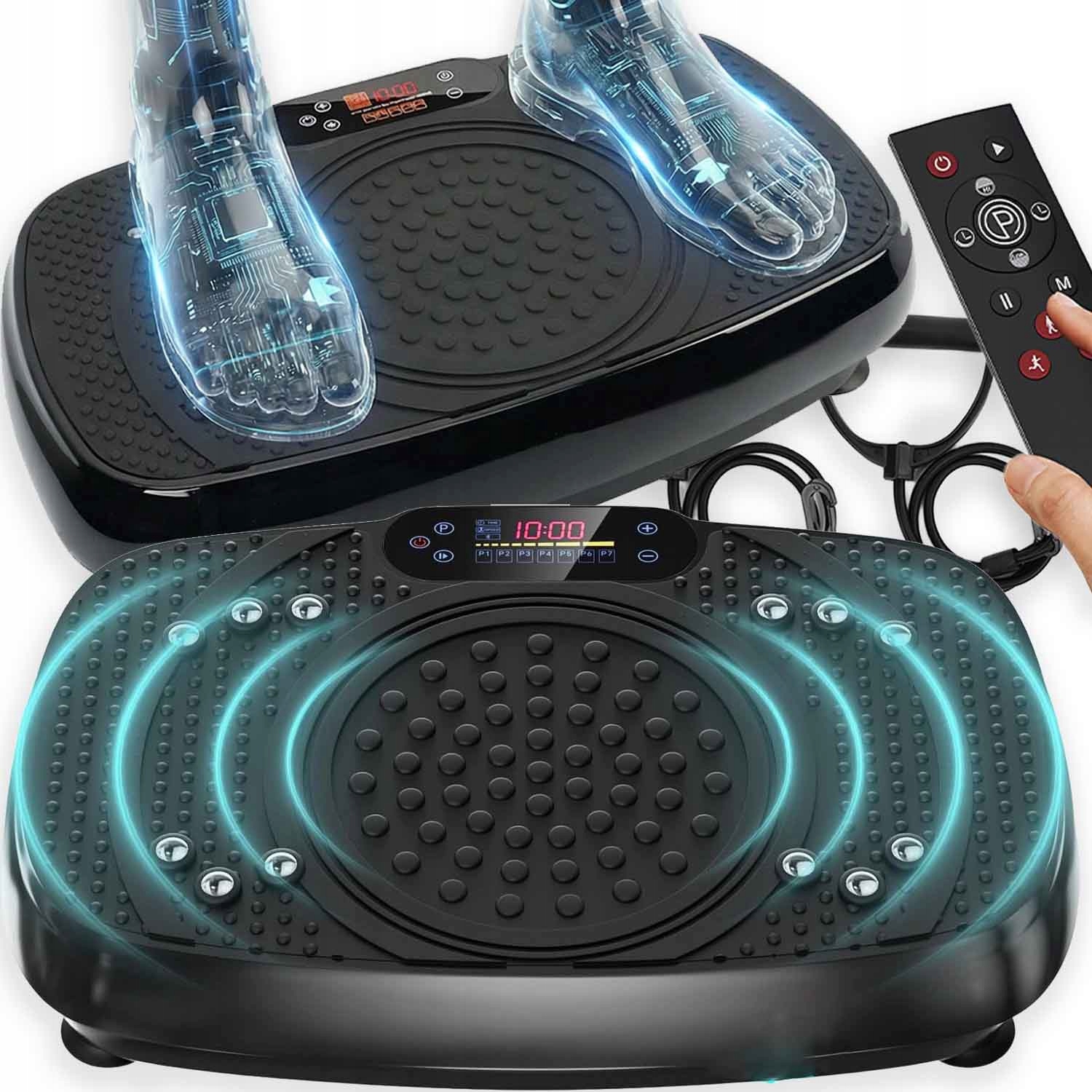 Vibrační Plošina Vibrační Tréninkový Masážní Přístroj S Dálkovým Ovládáním 200 W
