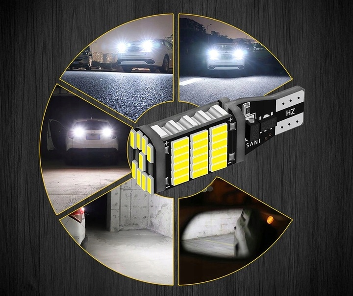 ŻARÓWKA LED T15 W16W CANBUS WSTECZNY 45 LED SMD Model W16W 45 T15 canbus