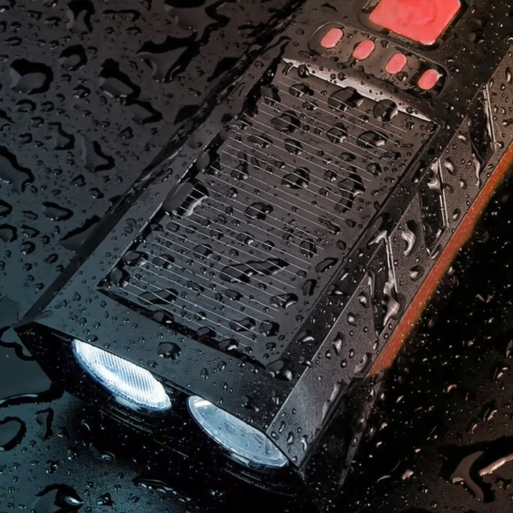 OUTLET LAMPKA ROWEROWA AKUMULATOROWA SOLARNA PRZÓD TYŁ LED DZWONEK Marka Inna marka