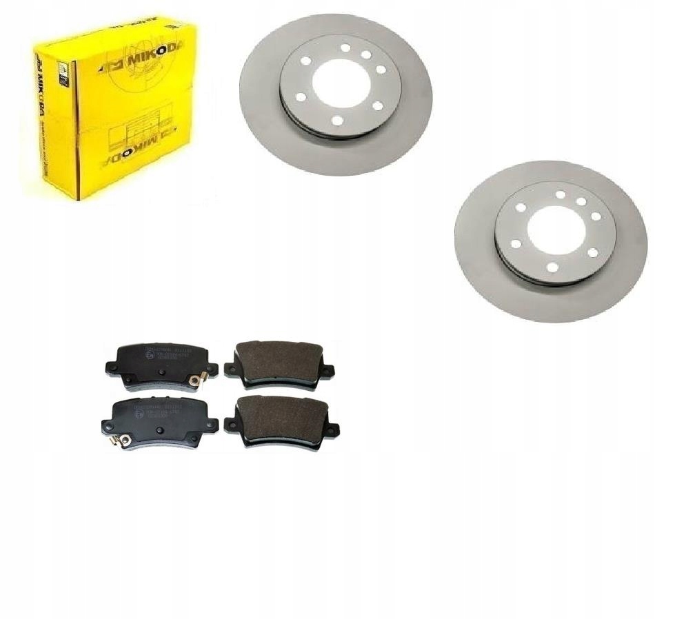 Kotouče Kostky CIVIC VIII Fn Fk Zadní 260 Sada 3D 5D