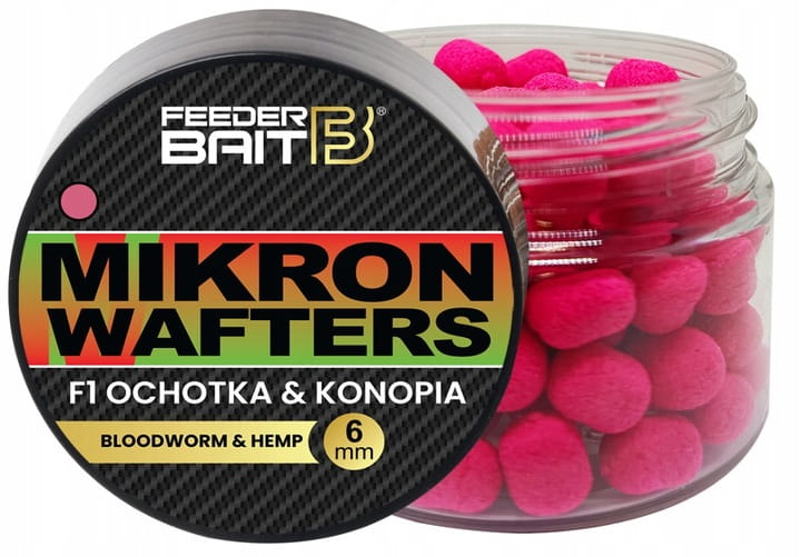 Feeder Bait Mikron Wafters F1 Ochotka-Konopia 6mm