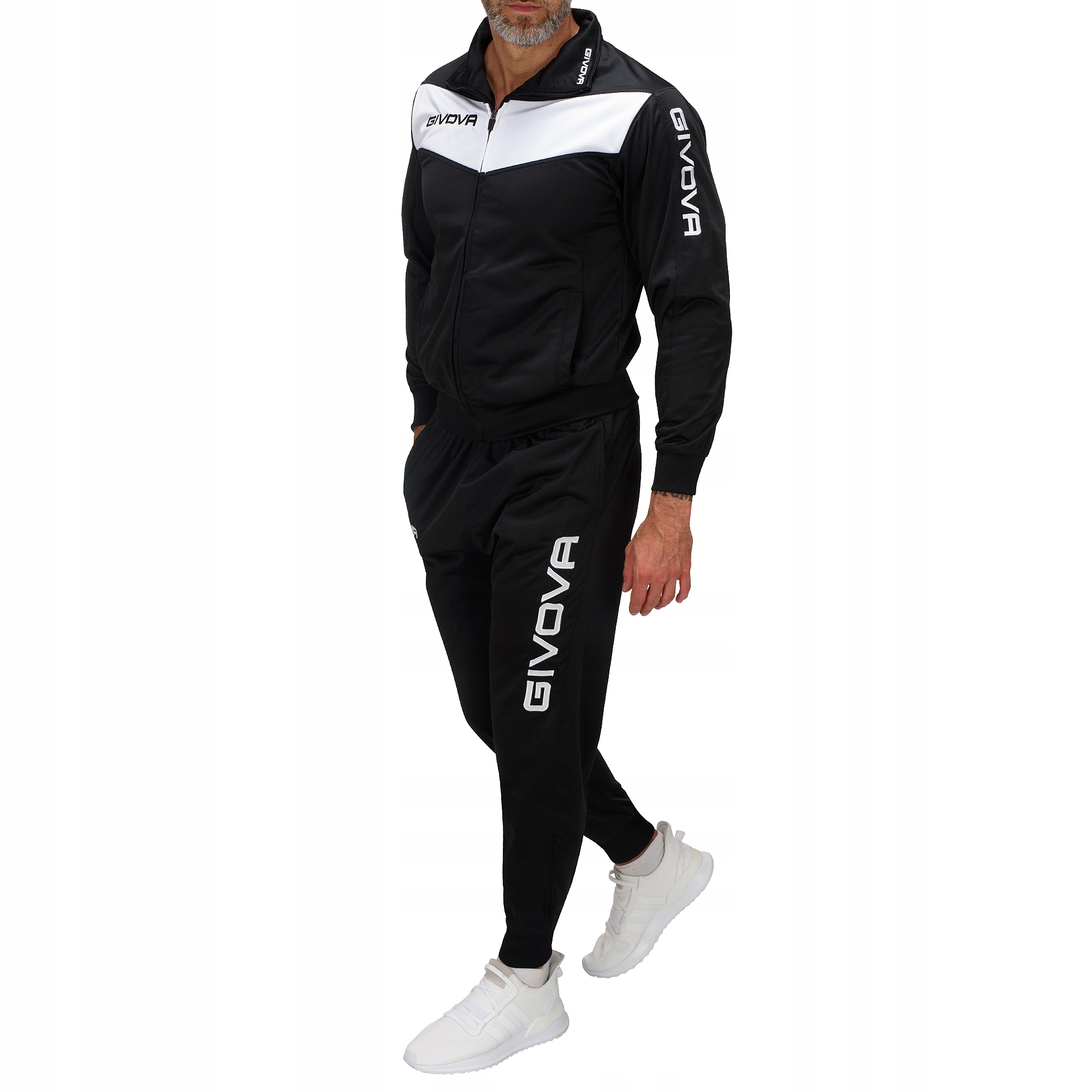 TR018-16 r. S GIVOVA VISA MĘSKI KOMPLET DRESOWY Wzór dominujący bez wzoru