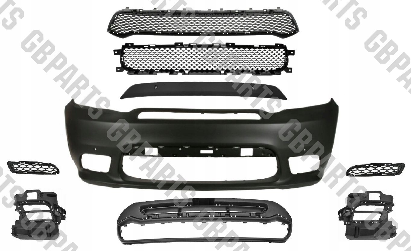 Kompletní Přední Nárazník Grilu Lišta Dodge Durango Srt 2018- Pdc