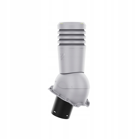 Kominík Ecoline 125 pro trapézový plech T14 Ral 7036 Světle šedý