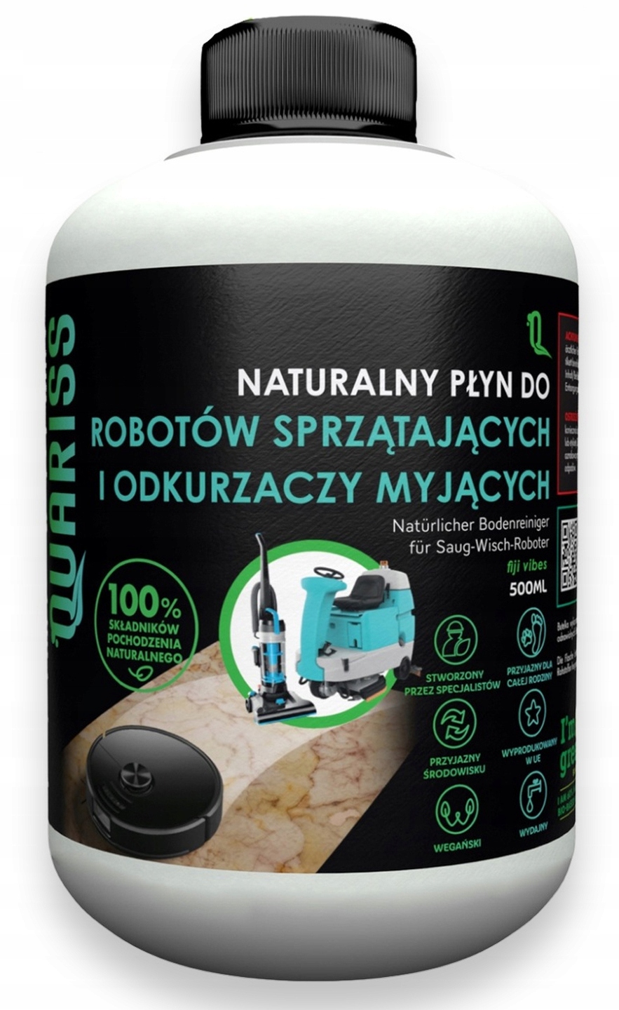 Quariss Naturalny Płyn do IRobot Odkurzaczy Sprzątających Mopujących 500 ml