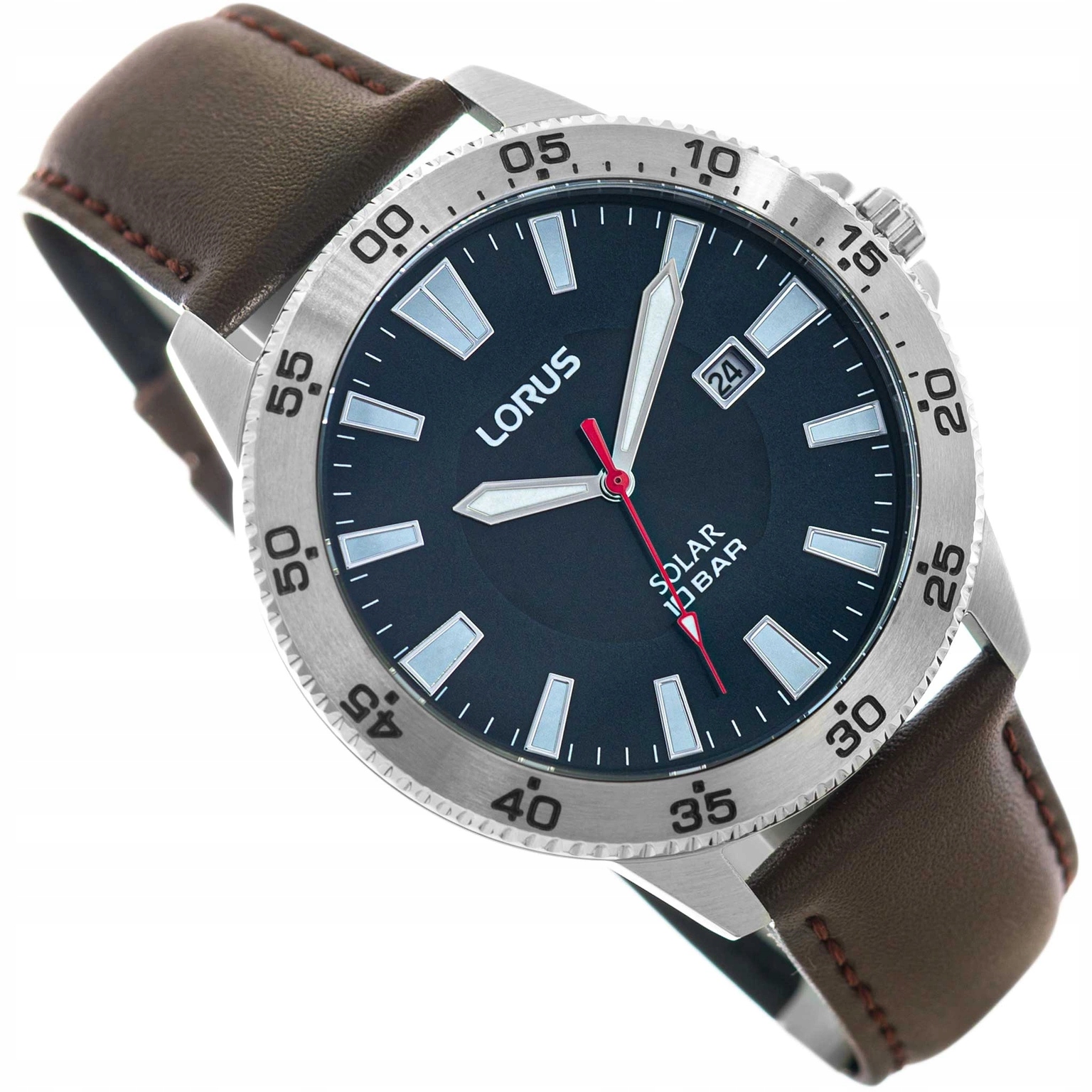 Pánské Hodinky Lorus RX349AX9 Solar Elegantní Na Řemínku Datumovka 100 M