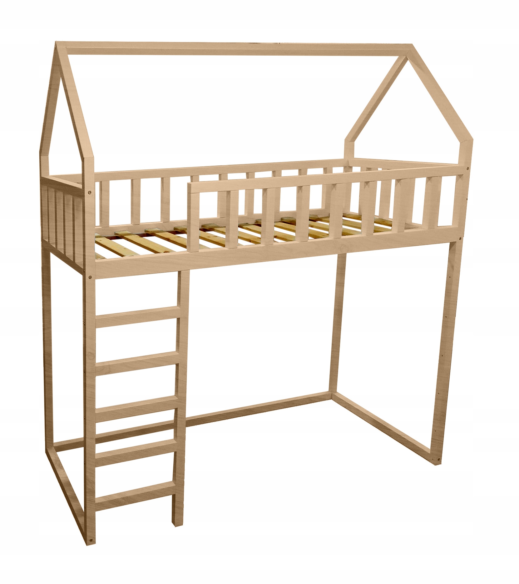 

Łóżko domek na antresoli Zosia 200x90 Drewno 100%