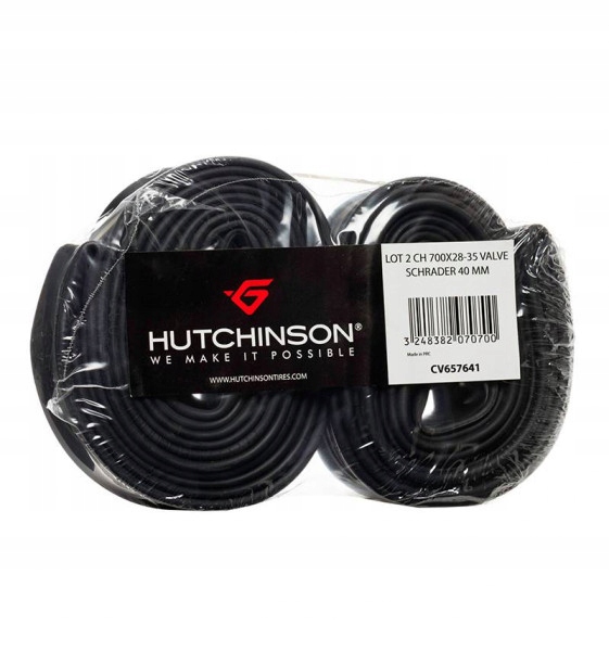 Nie Zestaw 2 dętek Hutchinson 700x28-35 zawór Schrader 40 mm