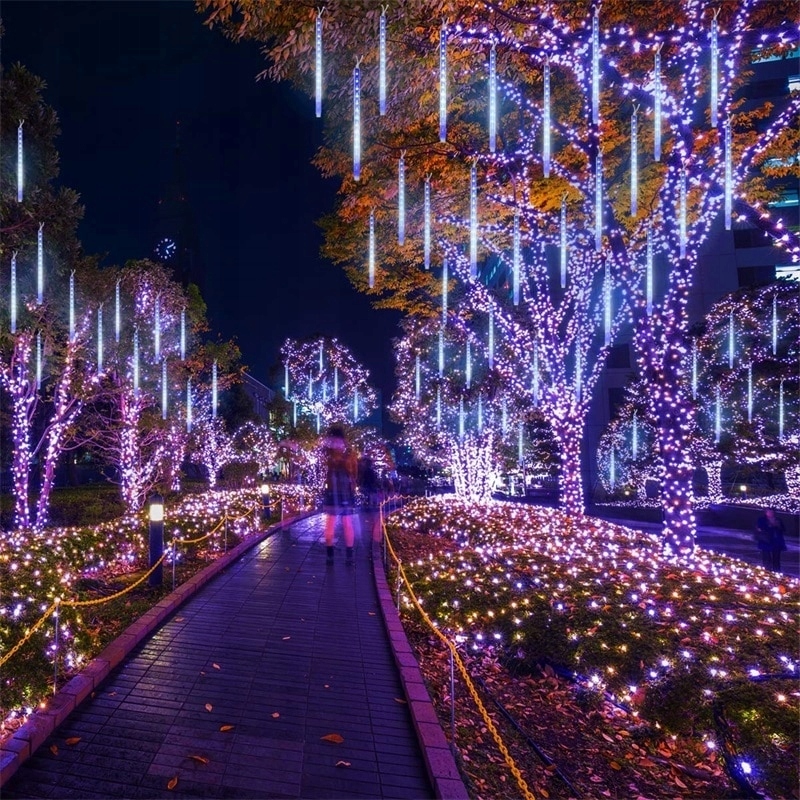 Sople padający śnieg Meteory 30cm Liczba lampek 101 - 200