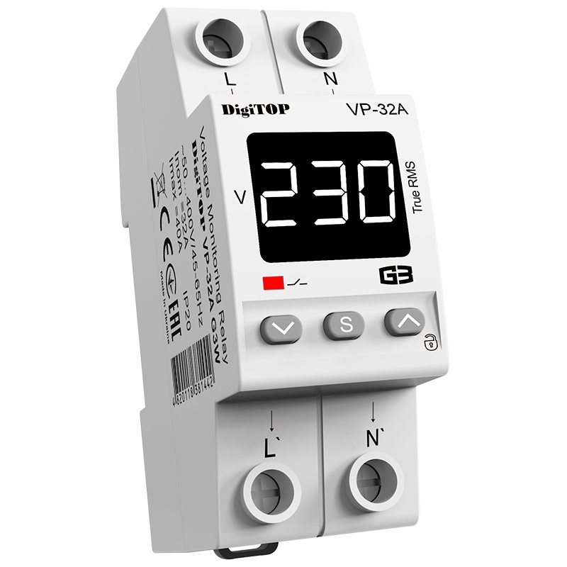 Napěťový relé DigiTOP VP-32A G3W
