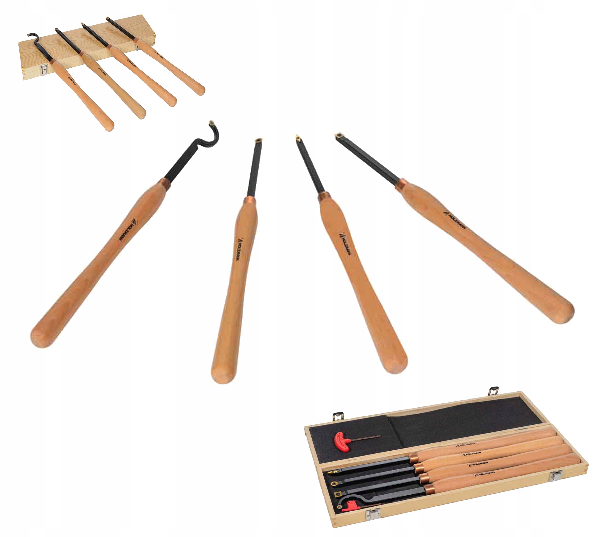 Sada dřevěných soustružnických dlát, karbidový hrot, řezbářská dláta, soustruhy