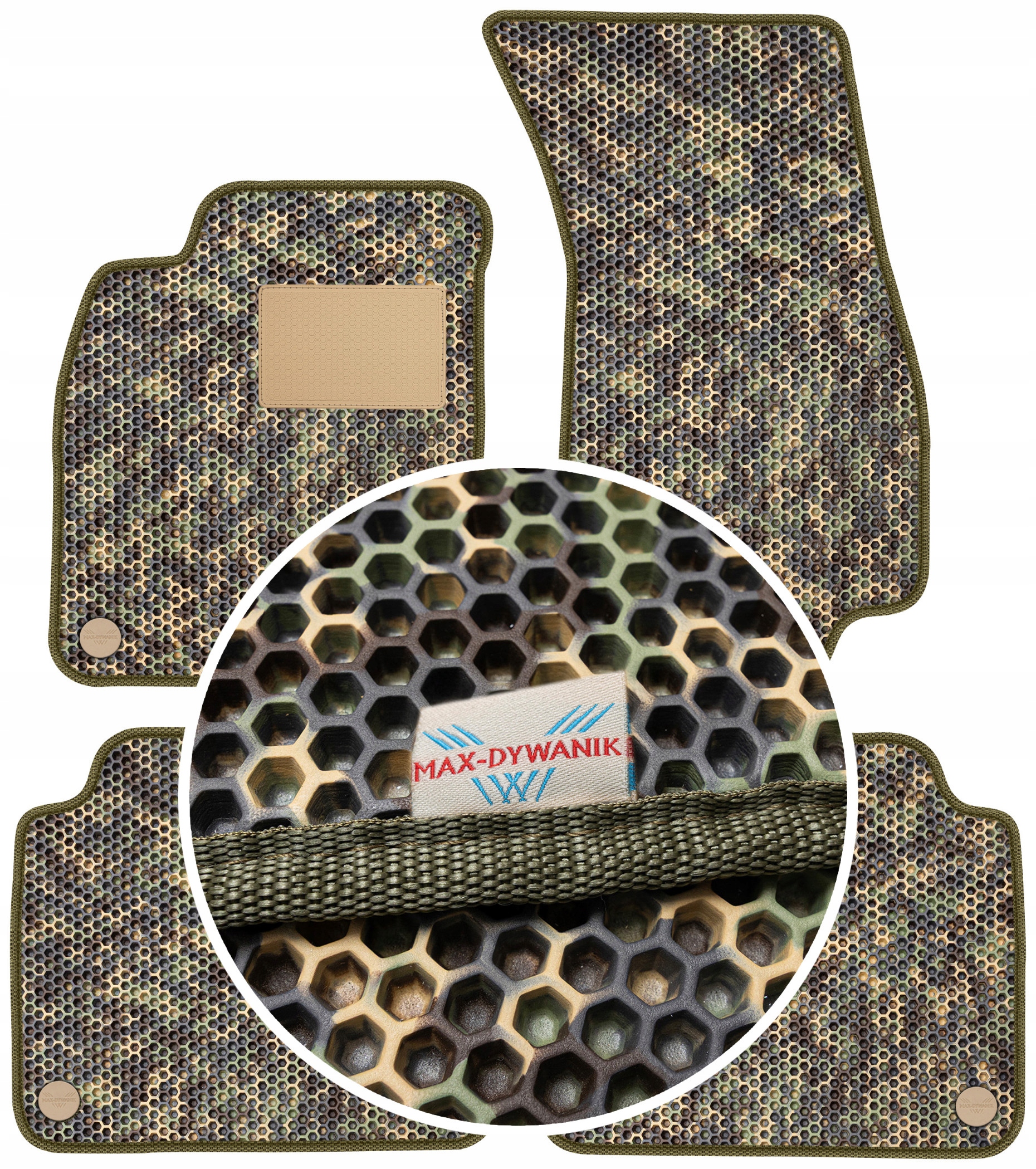 Audi A8 D5 2018 Gumové rohože do auta Eva Moro