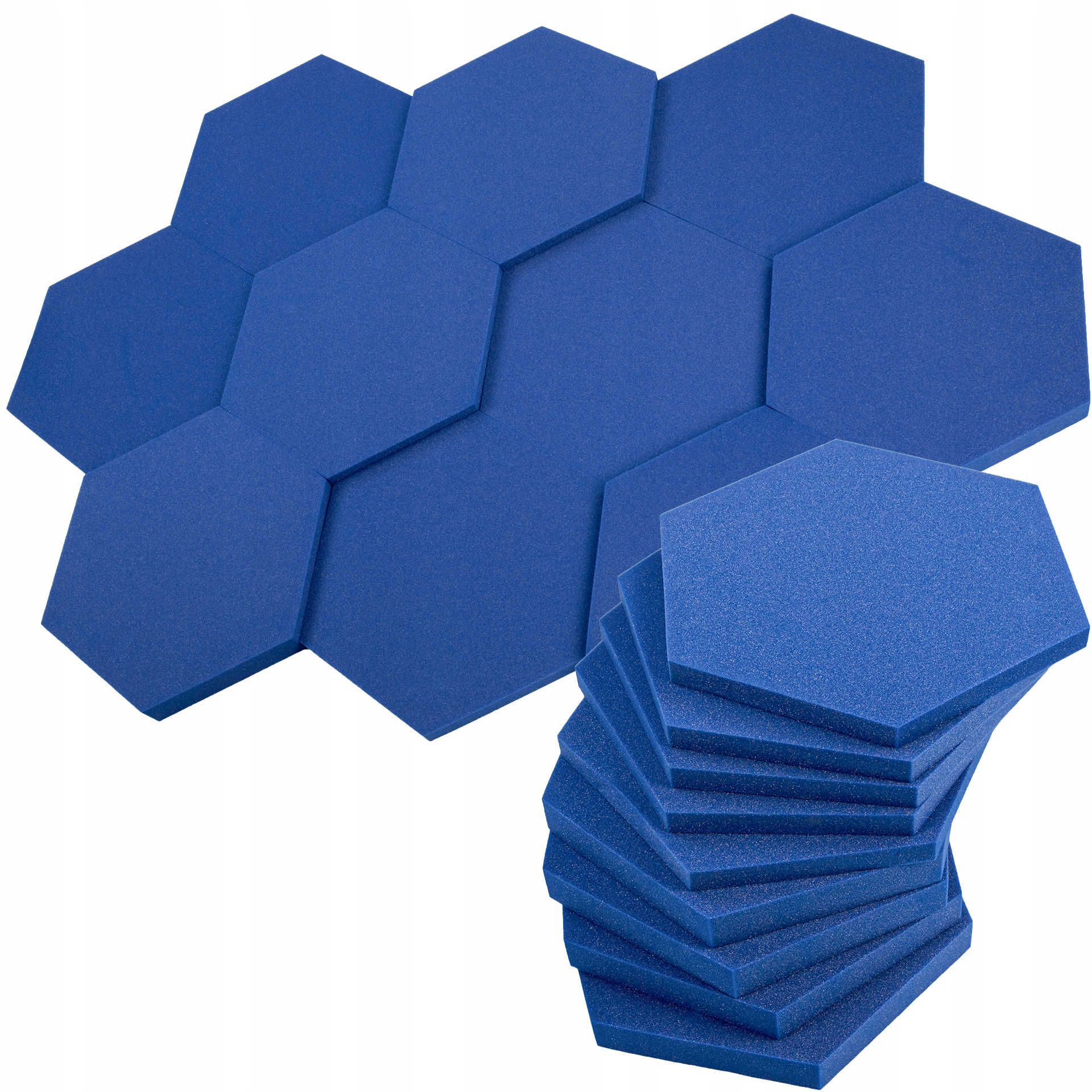 Akustické pěnové panely Hexagon 3 cm a 5 cm tloušťka medová plástev, 3D podložka