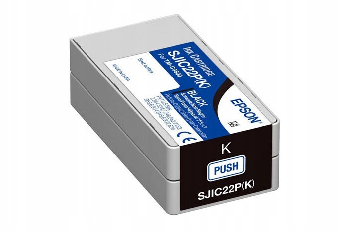 Originální inkoust Black Epson SJIC22PK, SJI-C22PK, SJIC-22PK (C33S020601)