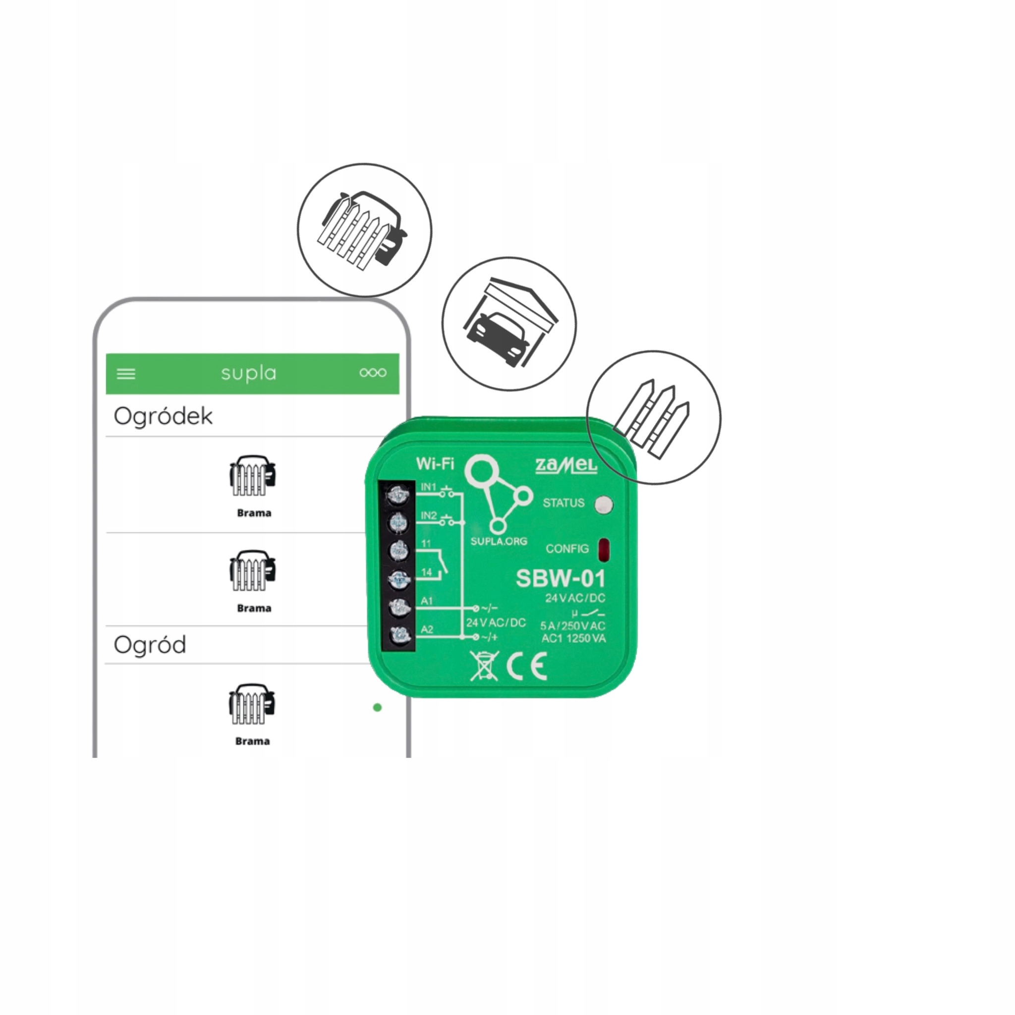

Sterownik Zamel Supla SBW-01 WiFi