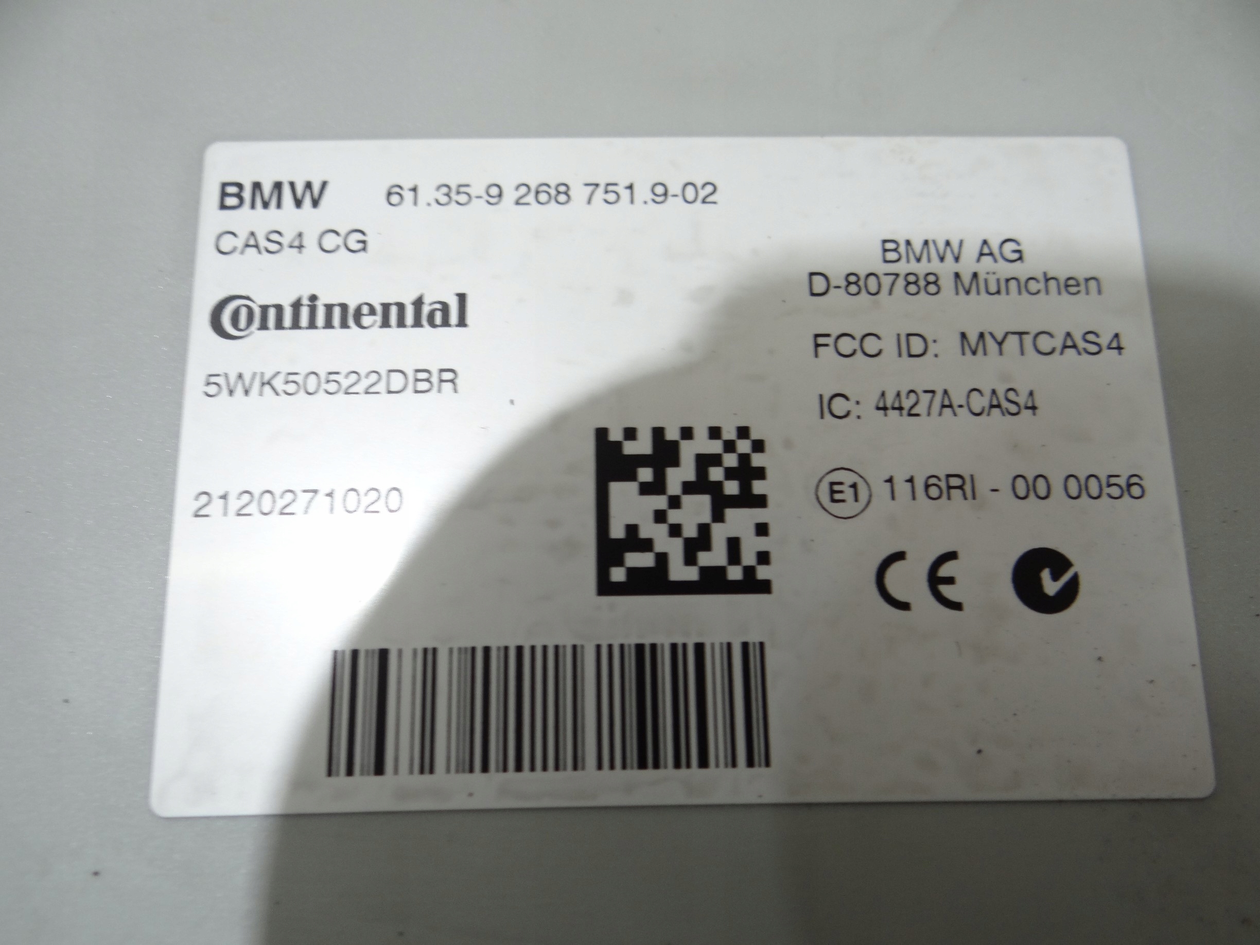 module unité de commande électronique uce KOMFORTU BMW F10 9268751