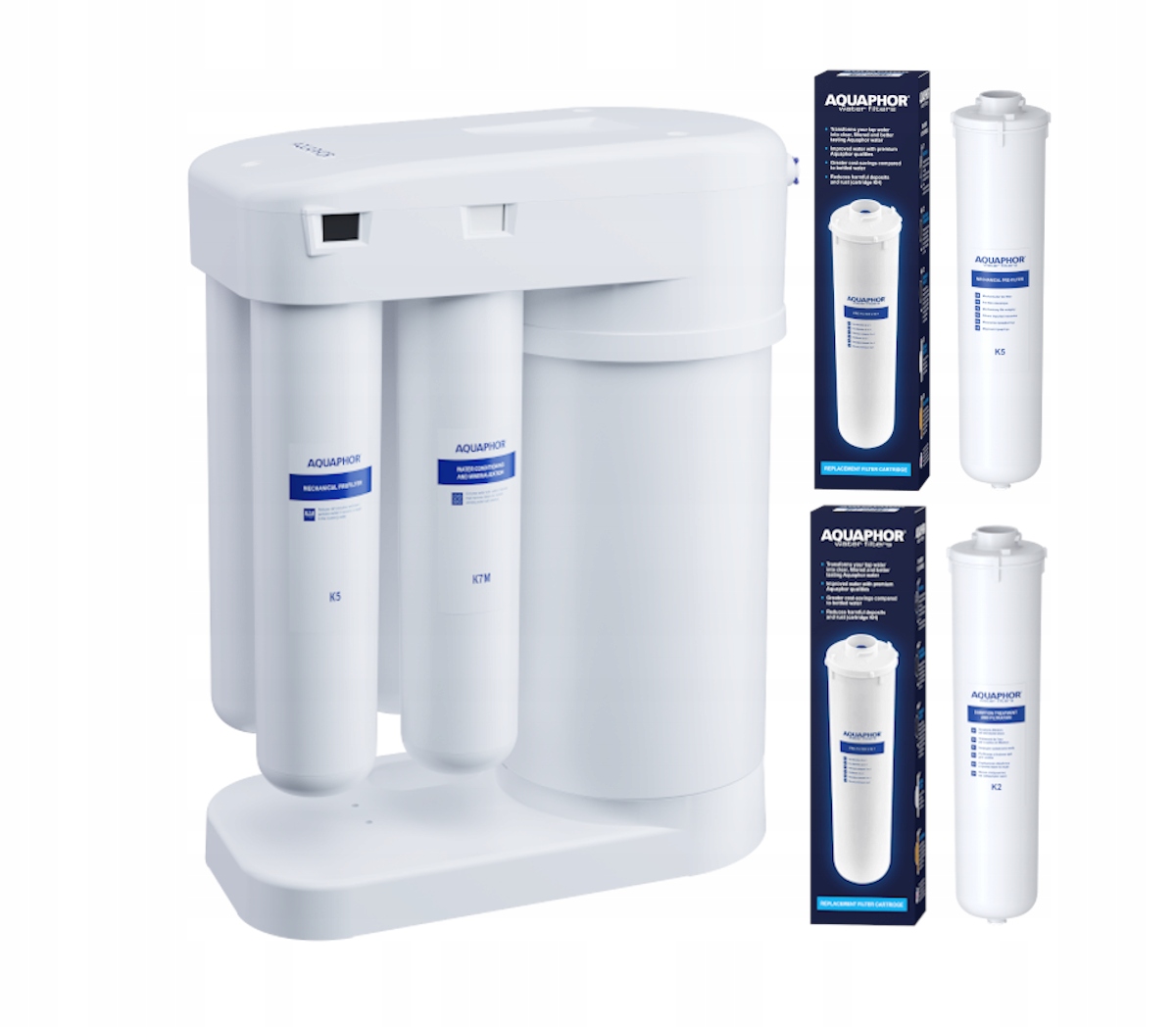 Filtr Aquaphor RO-101S z wkładami na wymianę