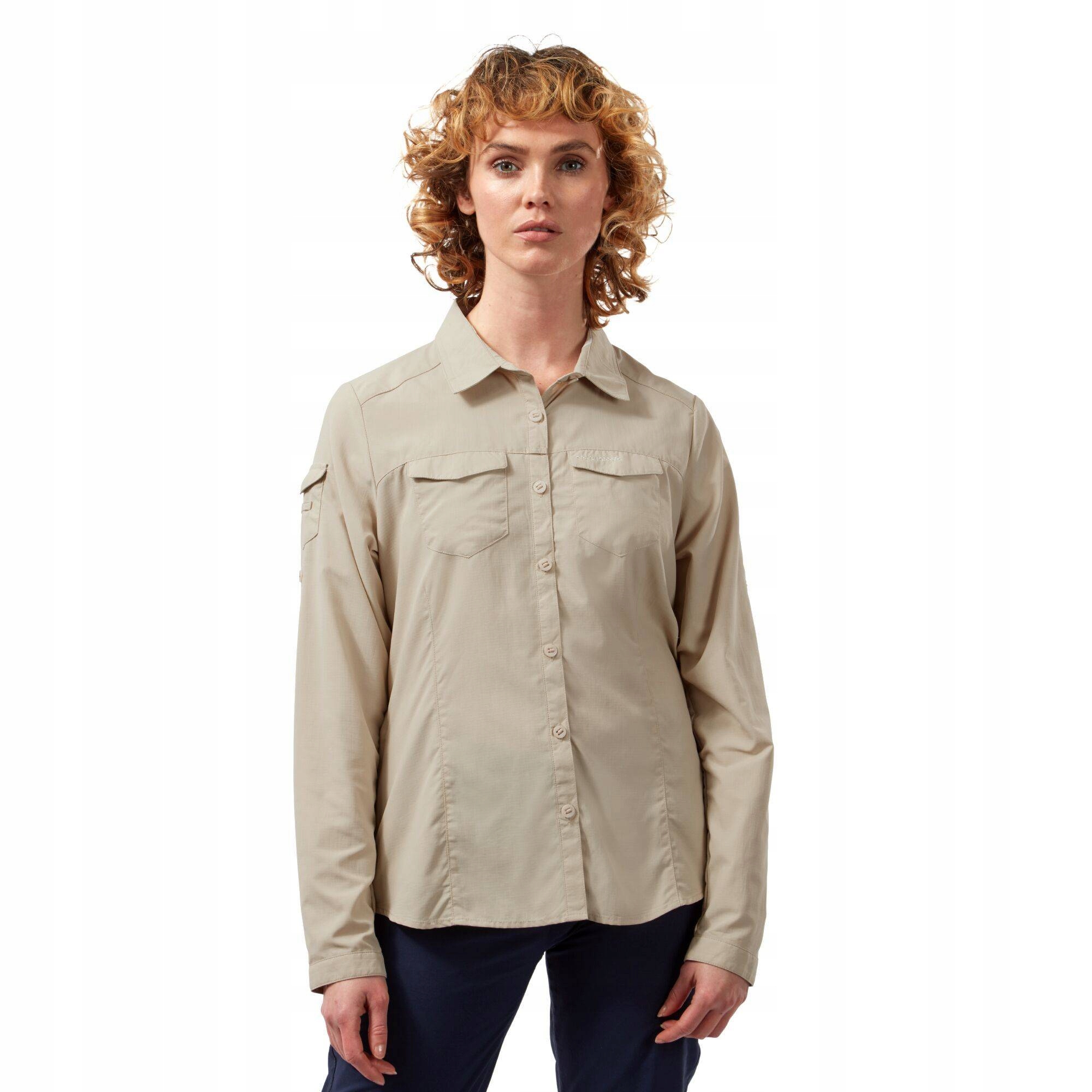 Koszula NOSILIFE ADVENTURE II LONG SLEEVED WOMEN xxl (2XL) Kolor beżowy