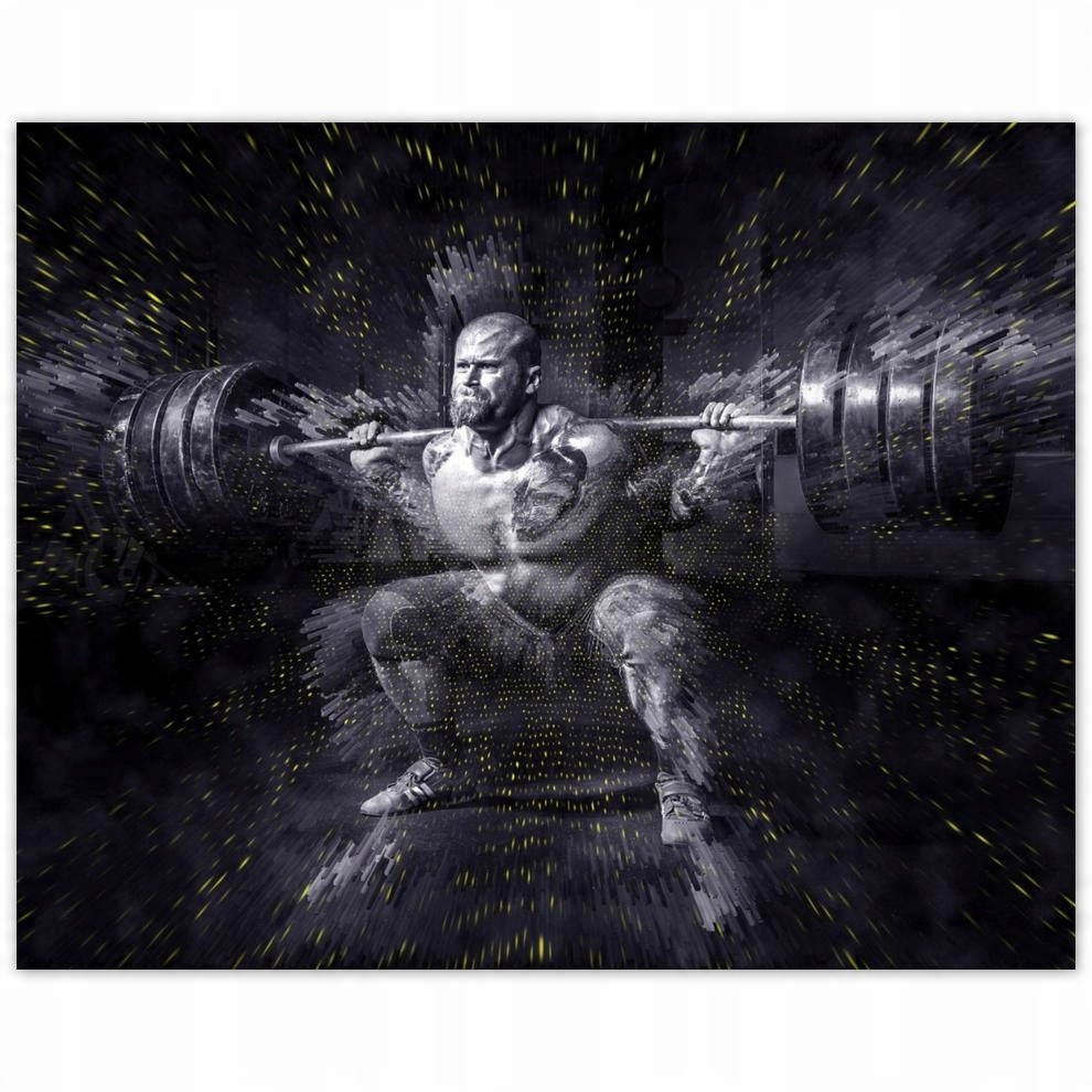 

Plakat 50x40 Strongman Siłownia Siłka
