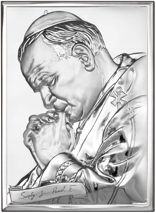 Obrazek svatý Jan Pavel II 6287/2 Gravírování Bonus!