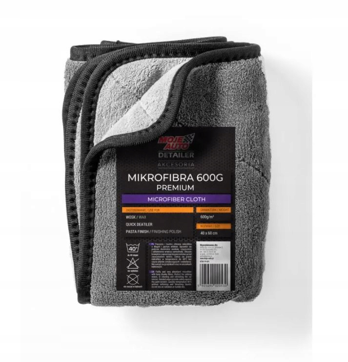 

Moje Auto Detailer Mikrofibra 600g Premium 40×60cm