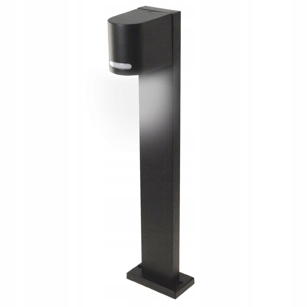 Lampa Stojąca Słupek ogrodowy Revor 1x GU10 Led 50cm czarny IP54