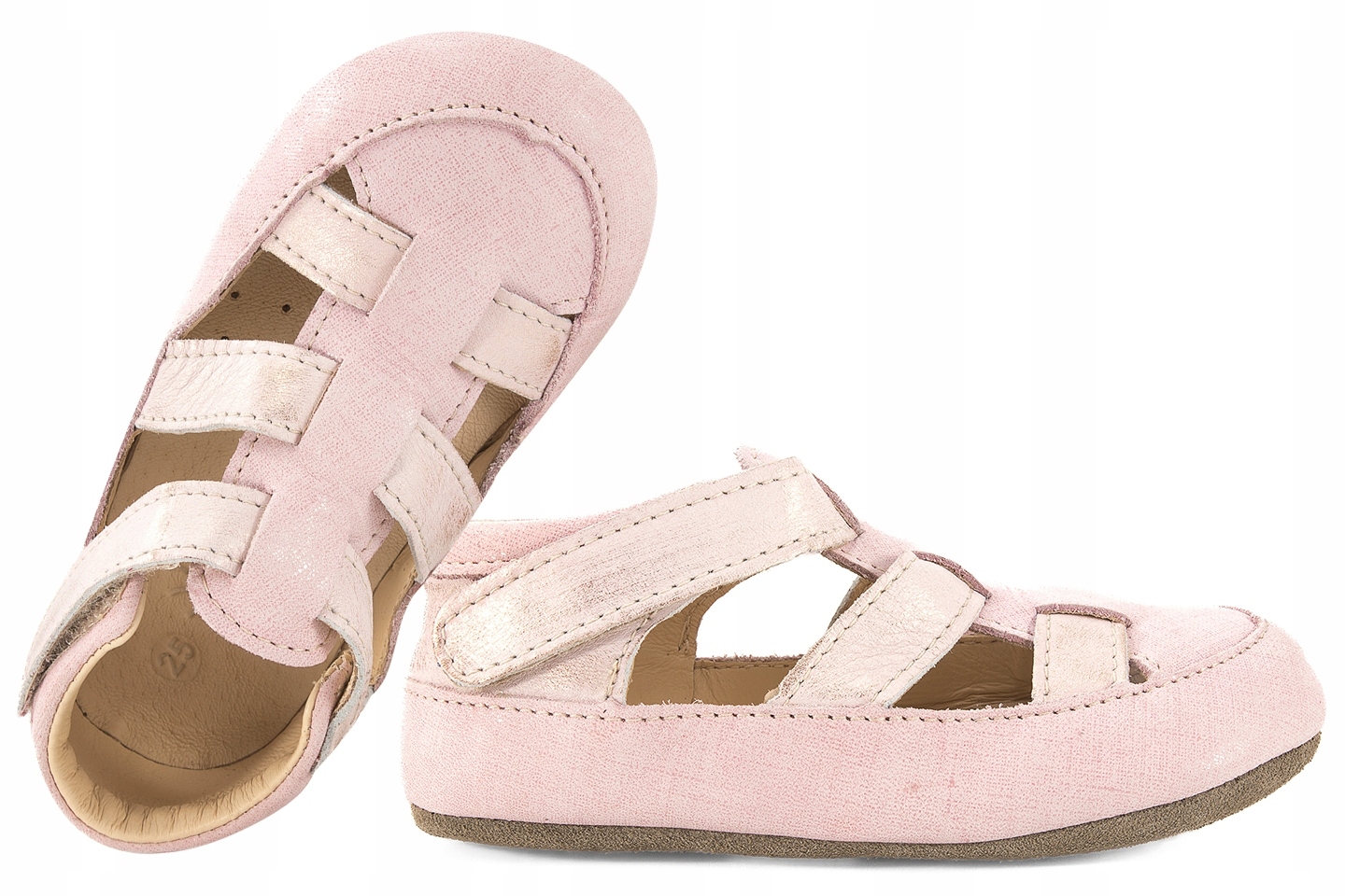 Pantofle Ze Skóry Naturalnej Kapcie Obex Lasti Barefoot Classic R.33