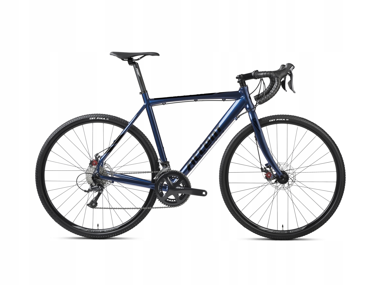 Rower Accent gravel Falcon niebiesko-szary XL eBon 100 zł