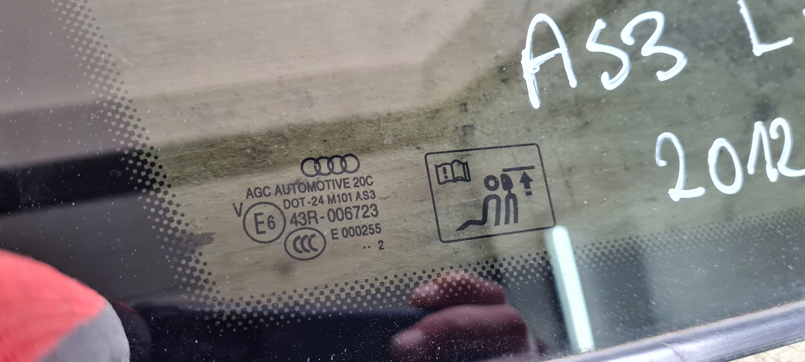 Q5 8R SQ5 window bodywork left left rear part AS3 12R