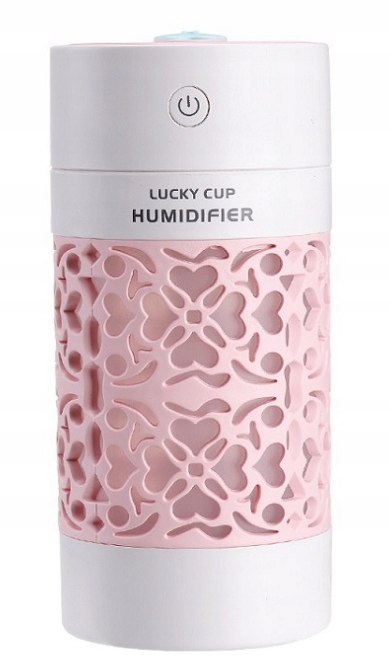 NAWILŻACZ POWIETRZA DYFUZOR LAMPKA LED WIATRAK USB