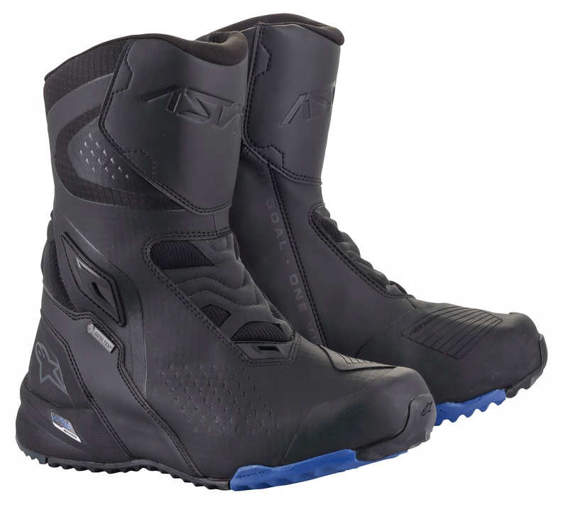 Motocyklové Topánky Alpinestars RT-8 Gore-tex Black/blue (11,5) 46