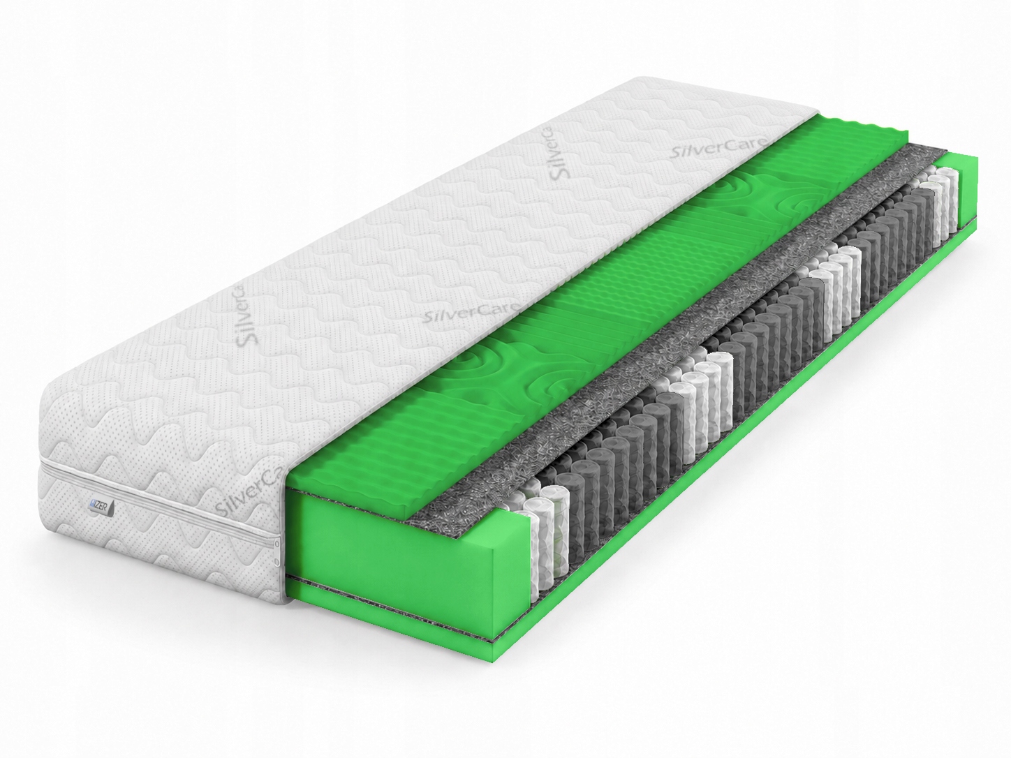 Matrace 120x200 pružinová Multipocket Masážní Hr HR44 H4 Tvrdá Premium