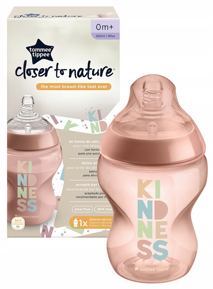 

Tommee Tippee Butelka antykolkowa 260 ml Kindness