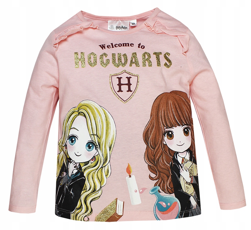 

Harry Potter Bluzka Dziewczęca T-shirt Brokat 128