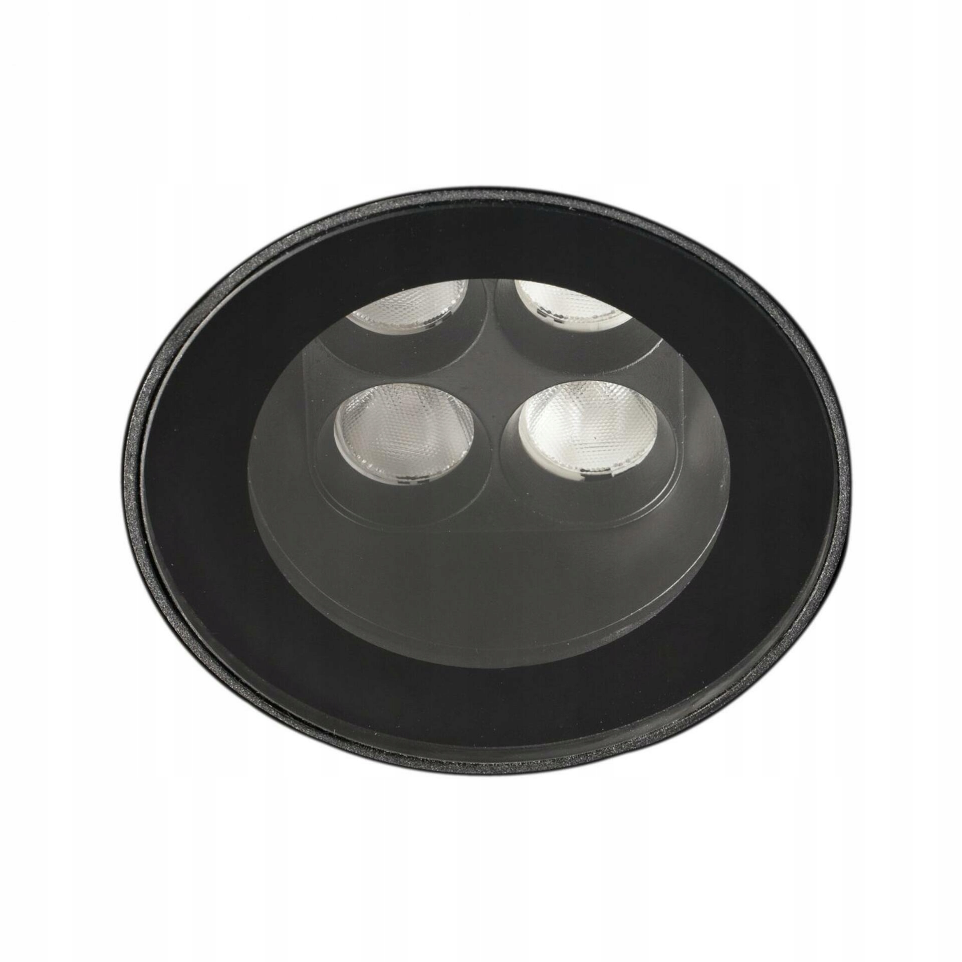 Faro Tras Led zapustené svietidlo čierne, IP67, 8W, 3000K, Ra90, 92mm