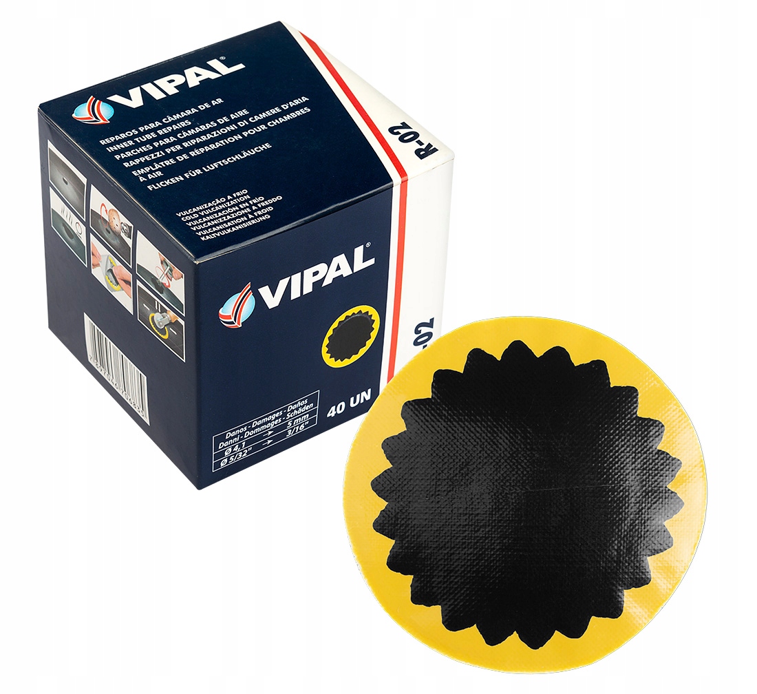 

Łatki Łatka do Naprawy Dętek 50mm R02 Vipal 40szt