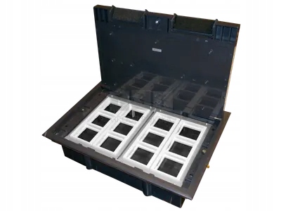 Puszka podłogowa (floorbox) 12M (45x45) regulowana głębokość, do podłogi te