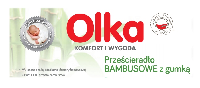 Prześcieradło do łóżeczka 120x60 BAMBUSOWE bi OLKA Płeć chłopcy dziewczynki