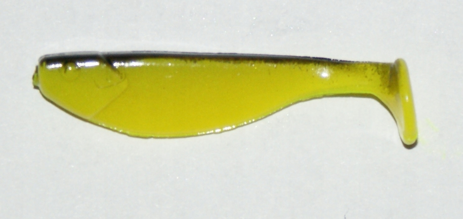 

Manns Ripper 100mm Żółty fluo z czarnym grzbietem