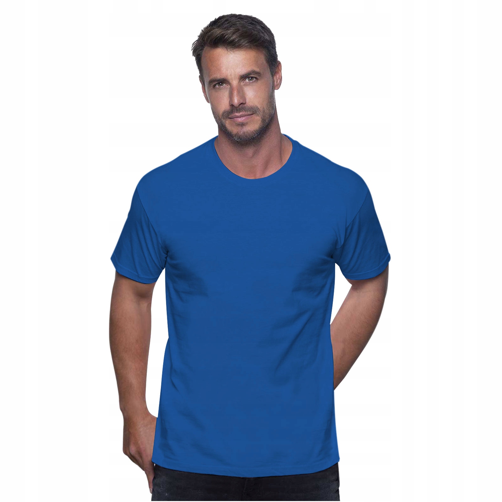 

Młodzieżowy tshirt Koszulka bawełna chaber XL