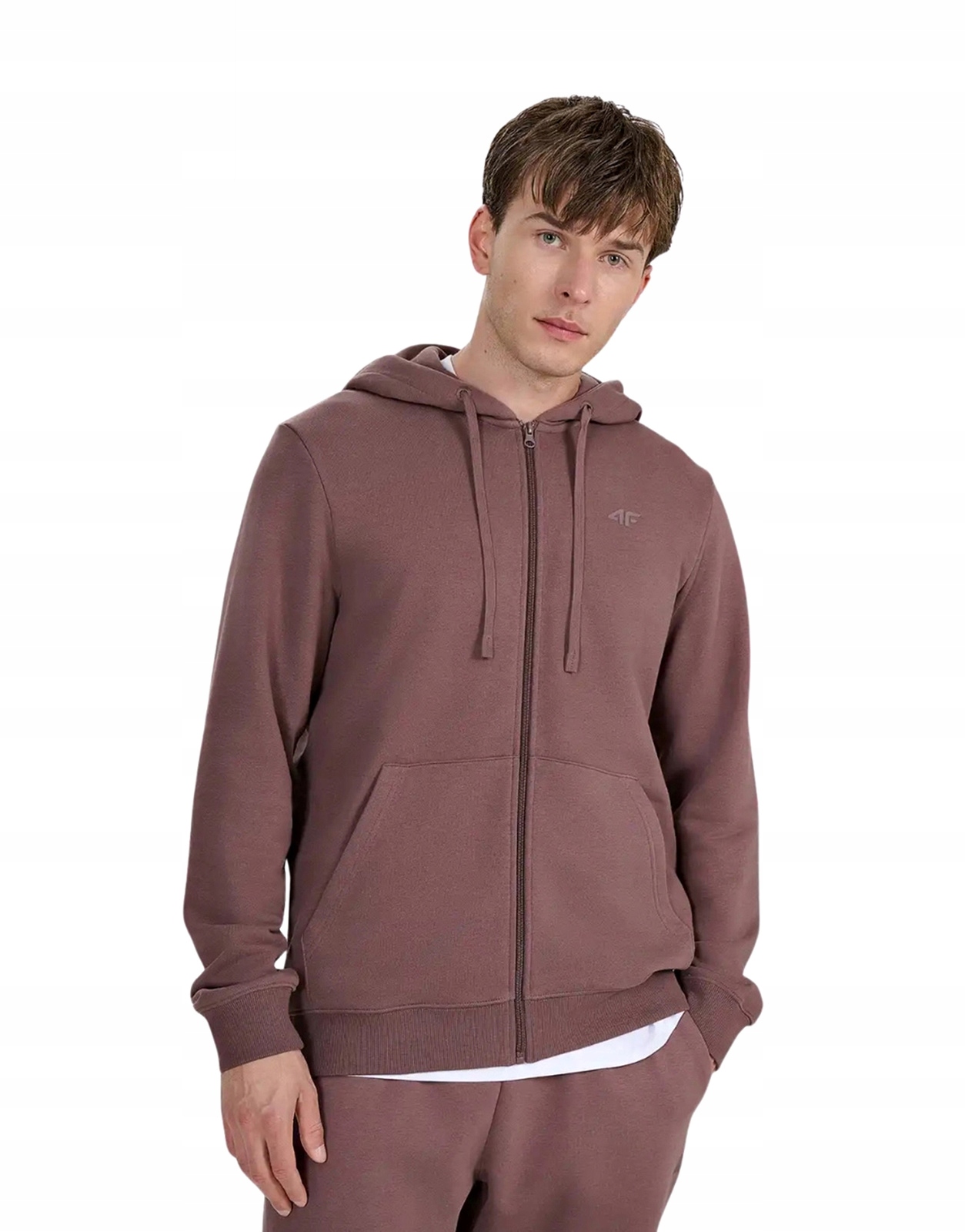 Bluza męska sportowa dresowa 4F M1982 rozpinana z kapturem R. L