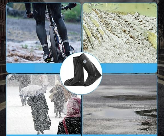 PRZECIWDESZCZOWE NAKŁADKI NA BUTY OCHRANIACZE KALOSZE OSŁONKI 42-43 Marka inna