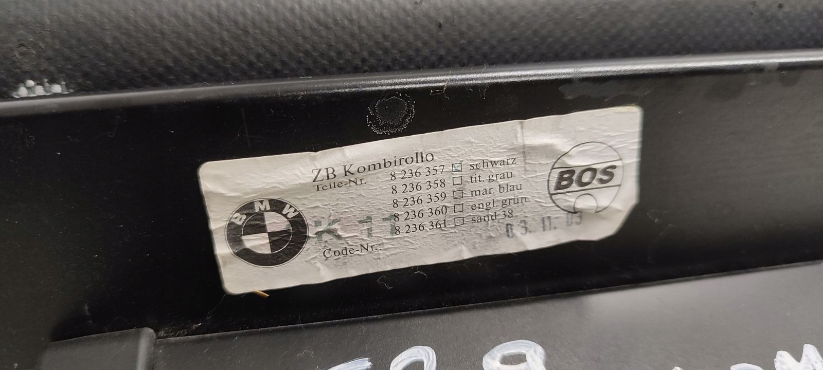 blinds boot BMW E39 LIFT 3,0TD kombi